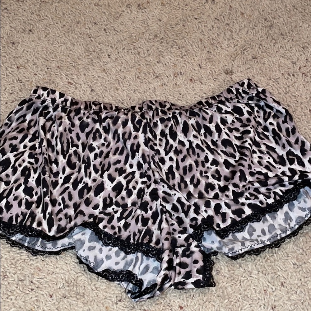 Cheetah lingerie shorts